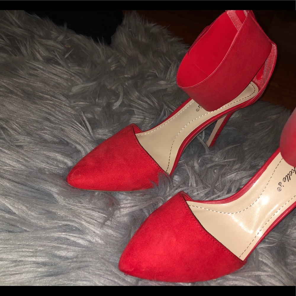 Red Stiletto Pumps